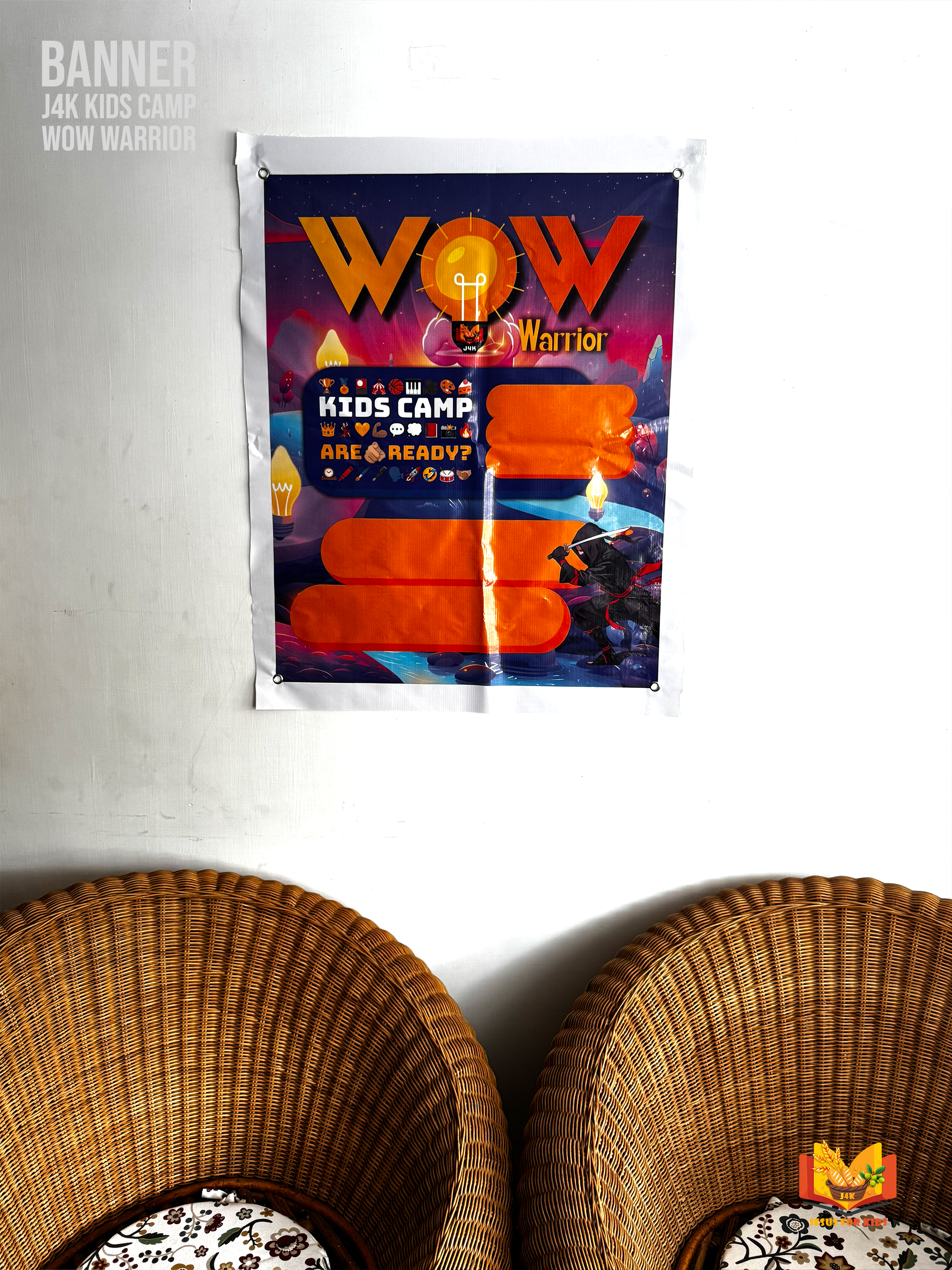 Banner 2x 2.5 feet | WOW
